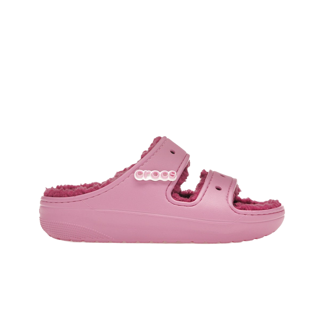 크록스 클래식 코지 샌들 타피 핑크(Crocs Classic Cozy Sandal Taffy Pink) - 1