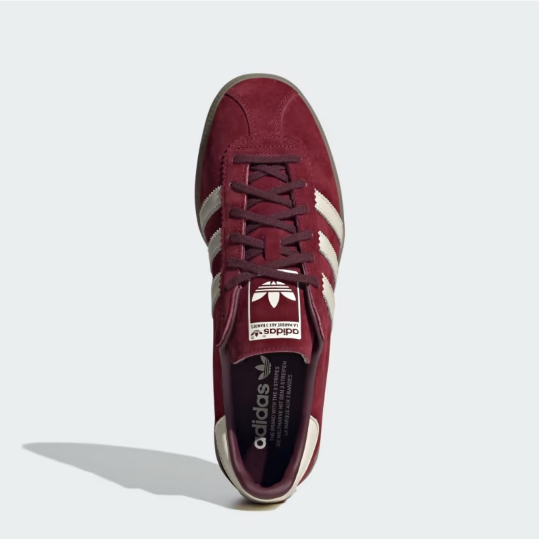 Adidas Bermuda College Burgundy 착용 스타일 - 5