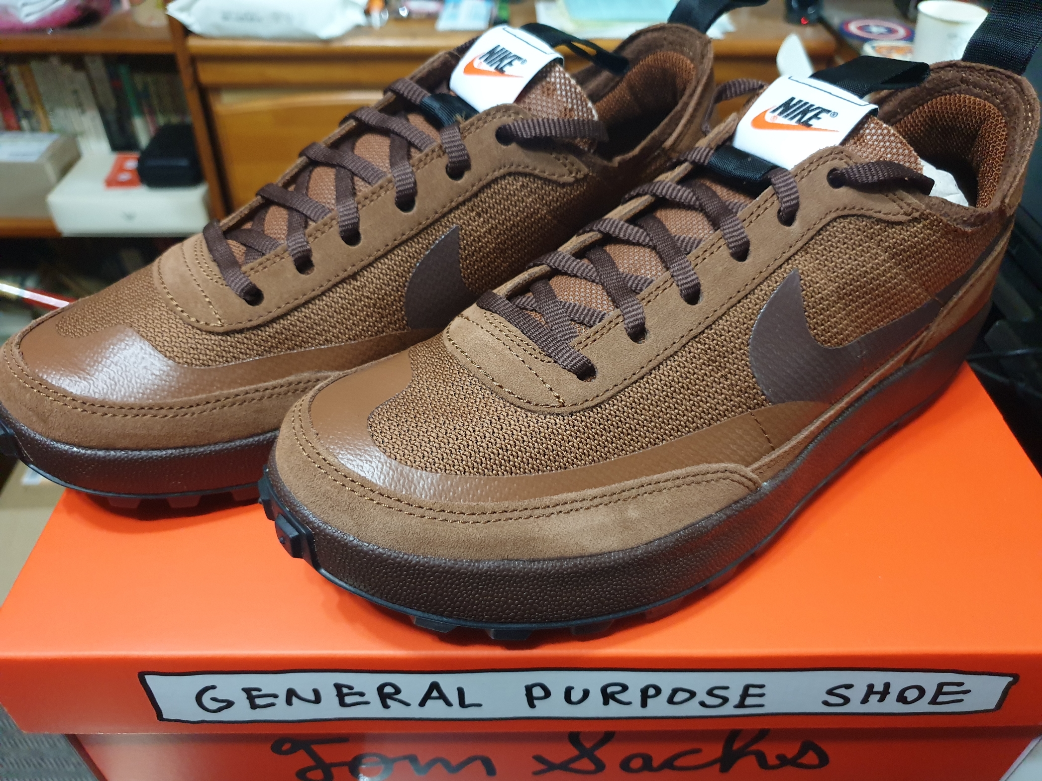 Nike x Tom Sachs General Purpose Shoe Brown 착용 스타일