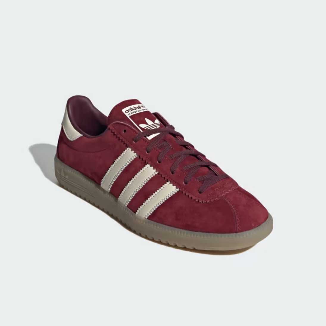 Adidas Bermuda College Burgundy 착용 스타일 - 6
