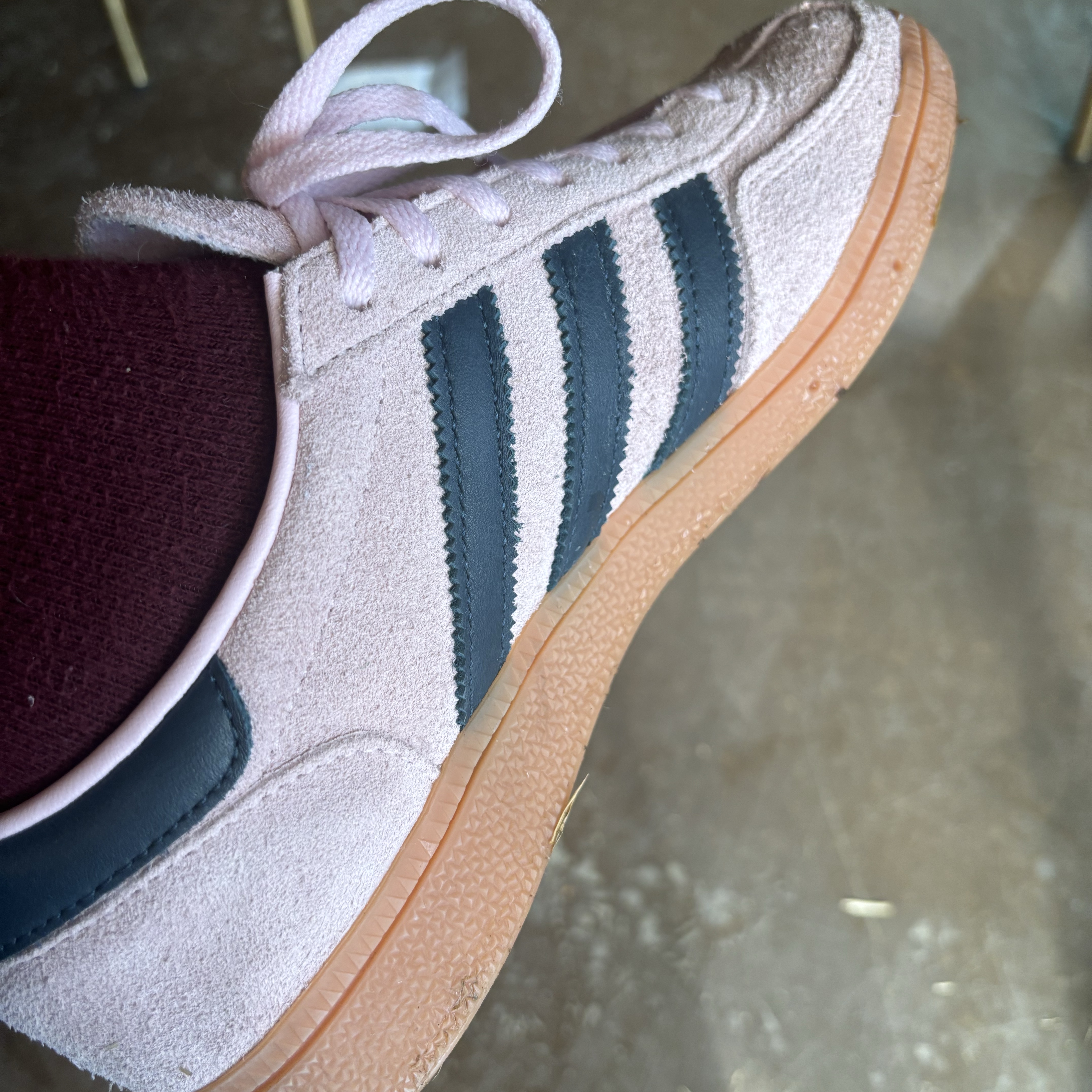 (W) Adidas Spezial Handball Clear Pink 착용 스타일