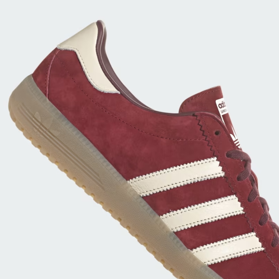 Adidas Bermuda College Burgundy 착용 스타일 - 9