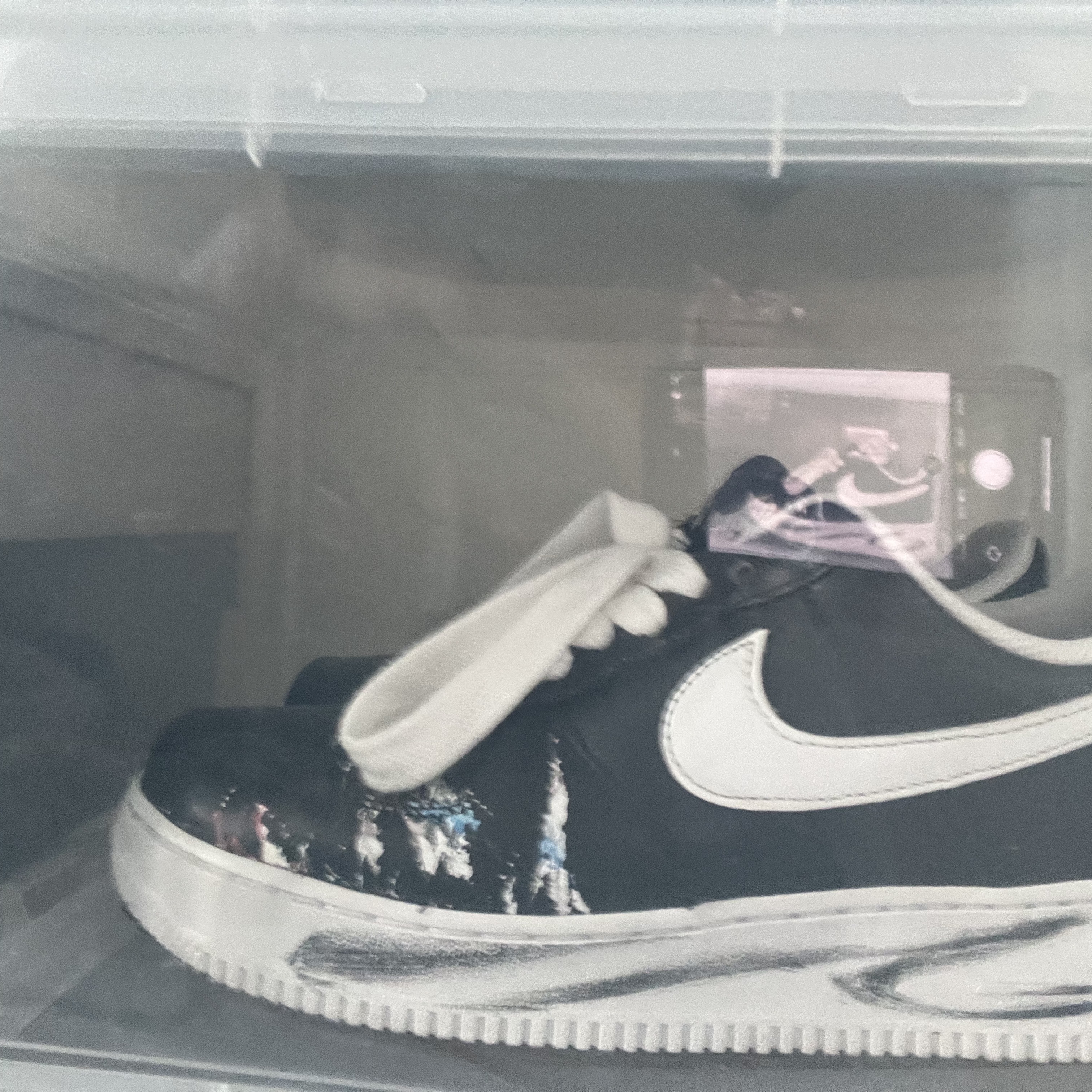 Nike x Peaceminusone Air Force 1 Low Para-Noise 착용 스타일
