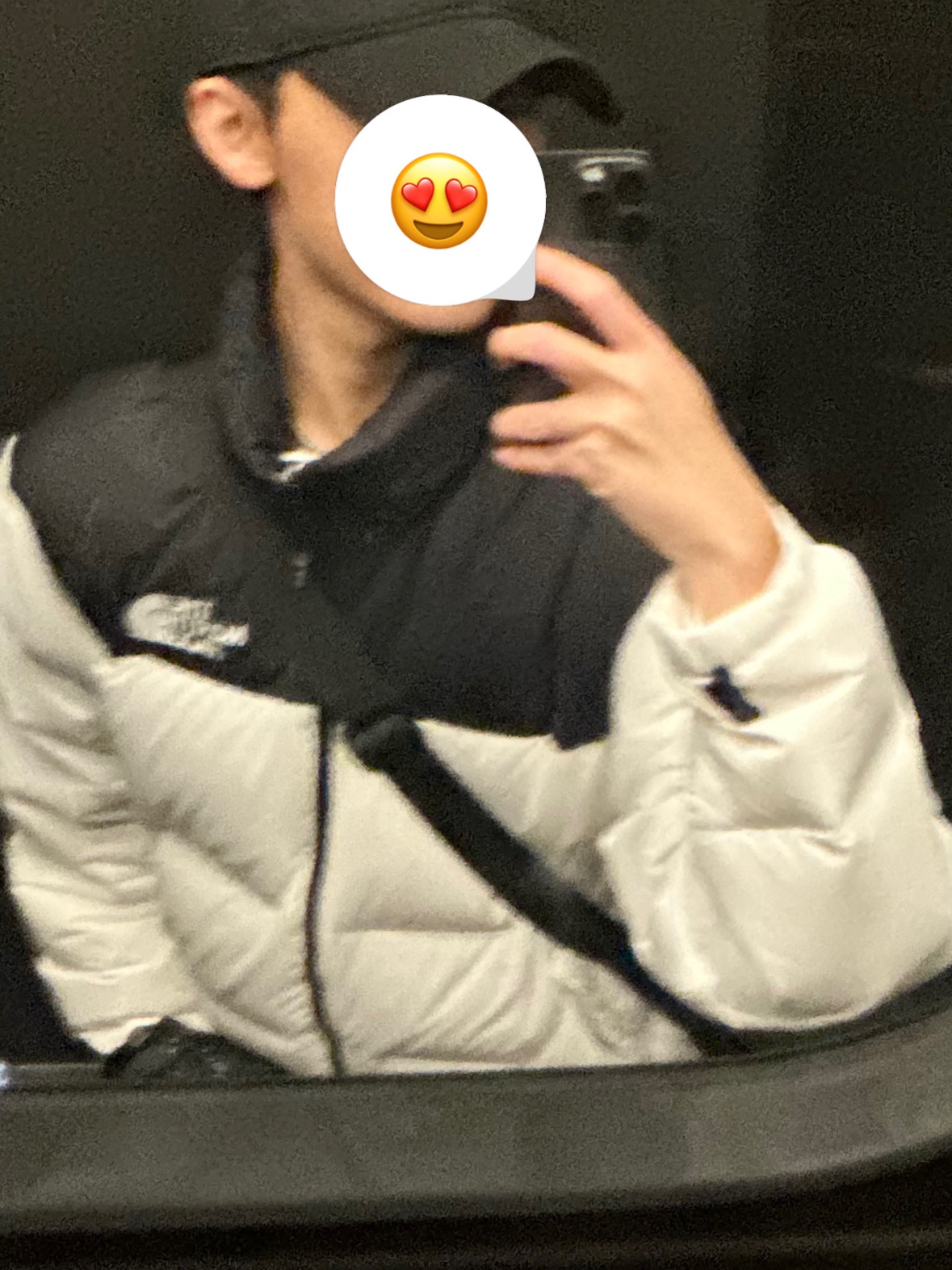 The North Face 1996 Eco Nuptse Jacket White, Nike Air Force 1 '07 Low White 착용 스타일 - 2