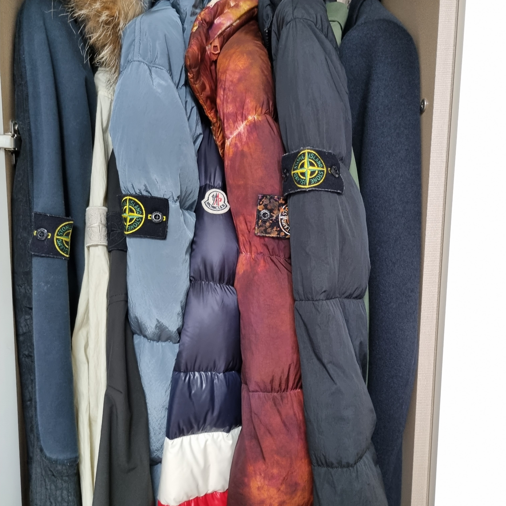 Supreme x Stone Island 5-Pocket Jean Reflective - 23FW, Supreme x Stone Island Denim Trucker Jacket Reflective - 23FW 착용 스타일 - 2