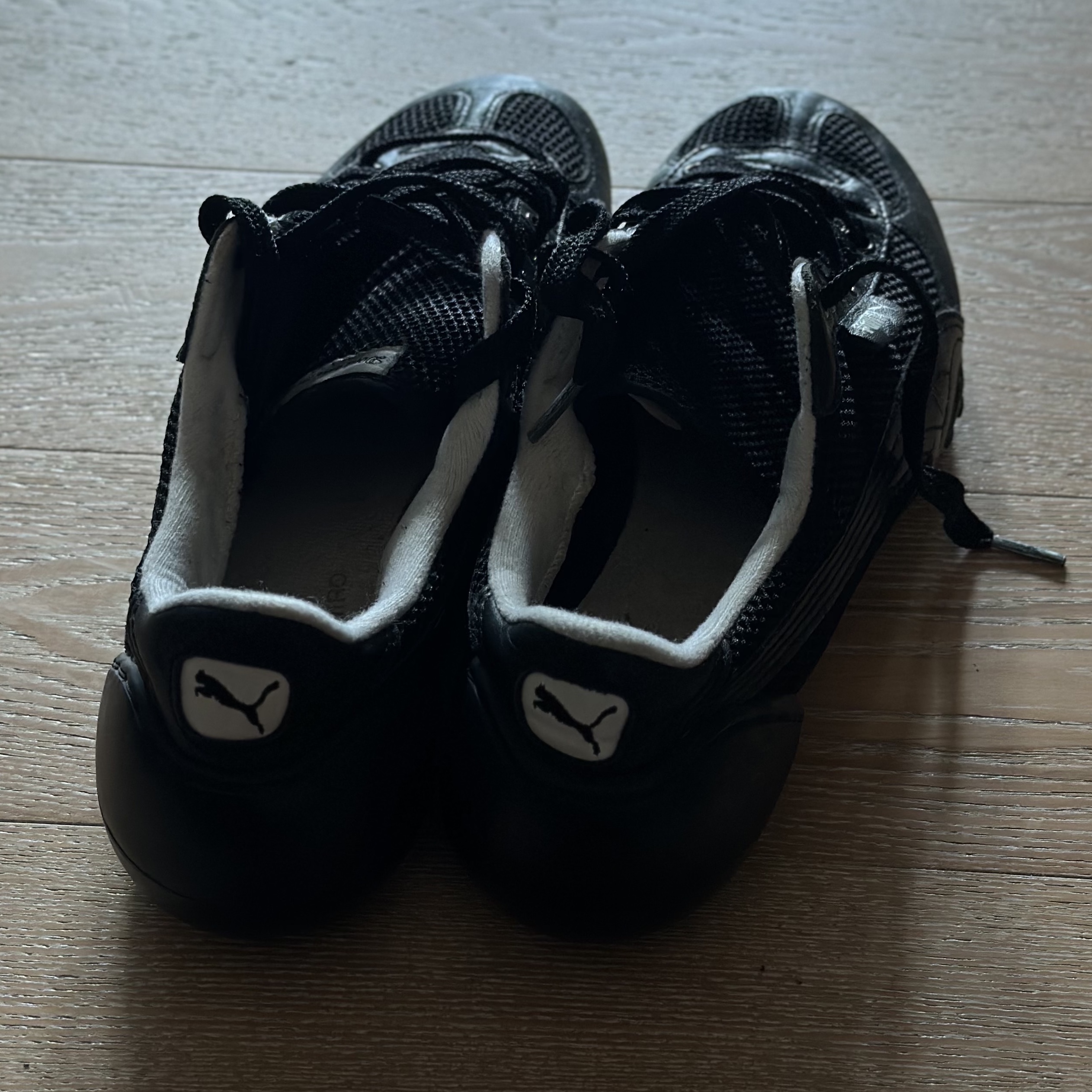 Puma Speedcat LS Black White 착용 스타일 - 5