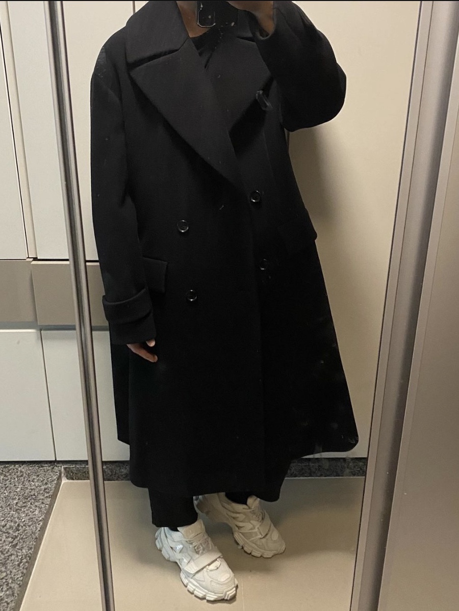 Juun.J Detachable Hood Maxi Coat Brown - 22FW 착용 스타일