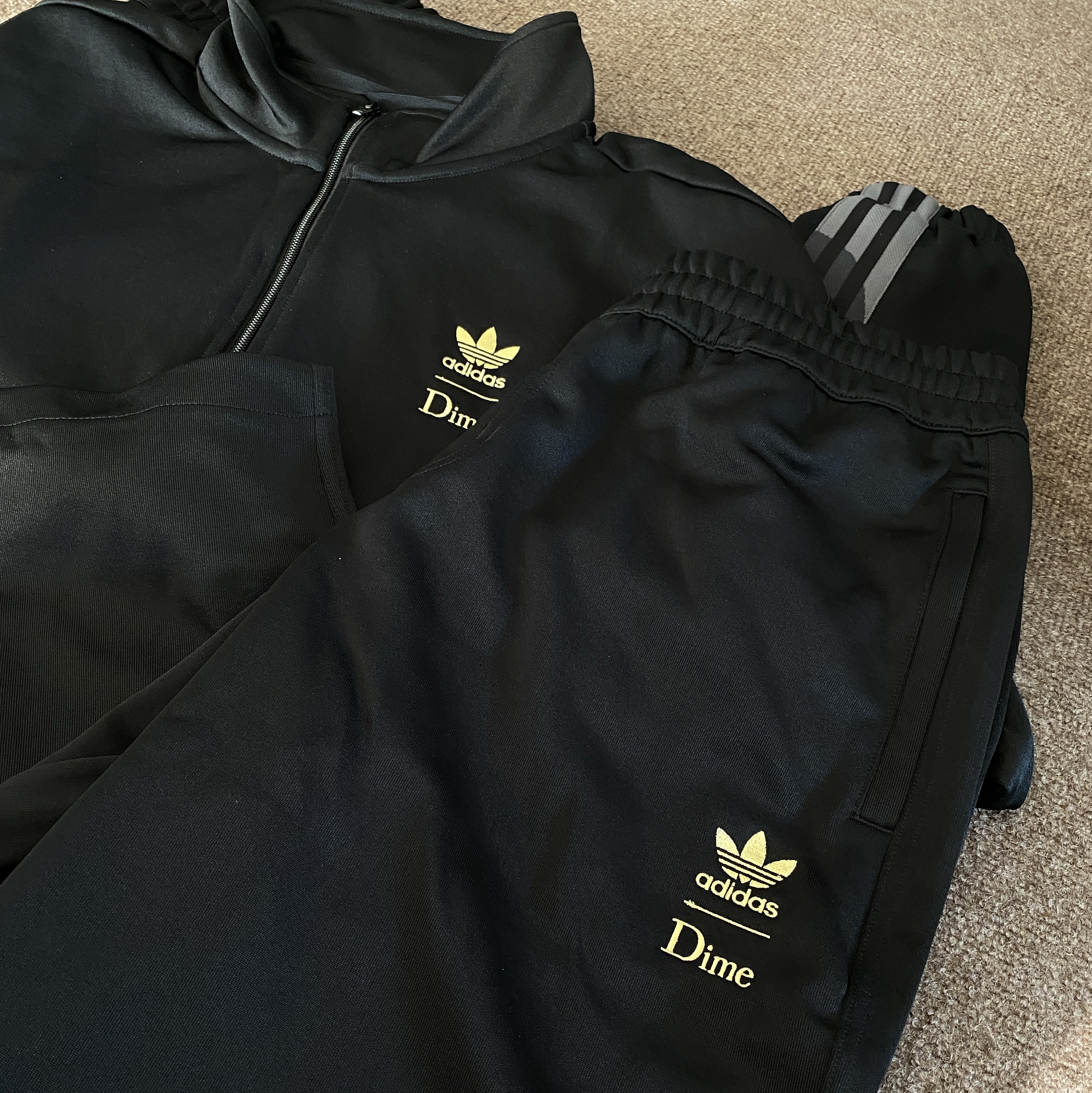 아디다스 x 다임 슈퍼파이어 트랙 자켓 블랙 - US 사이즈 | Adidas | KREAM