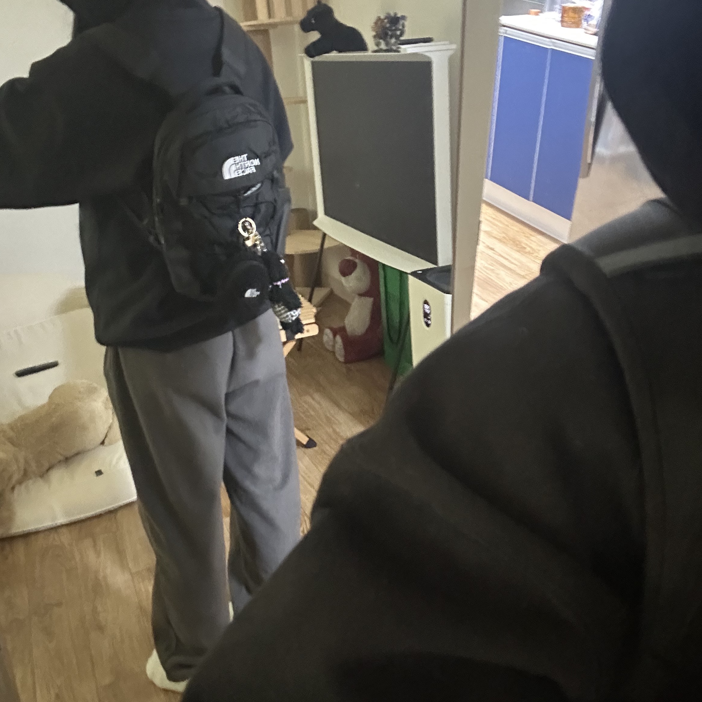 The North Face Borealis Mini Backpack Black 착용 스타일