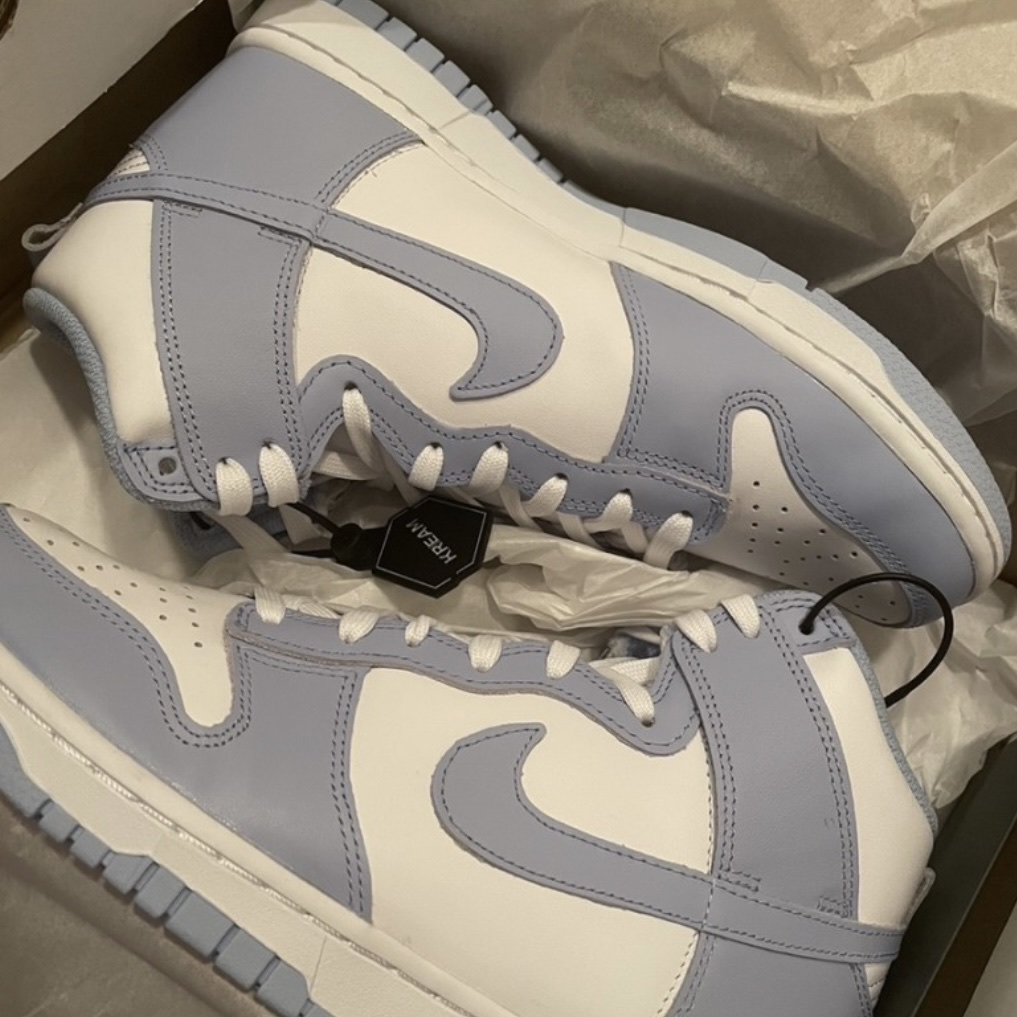 (W) Nike Dunk High Aluminum 착용 스타일 - 1