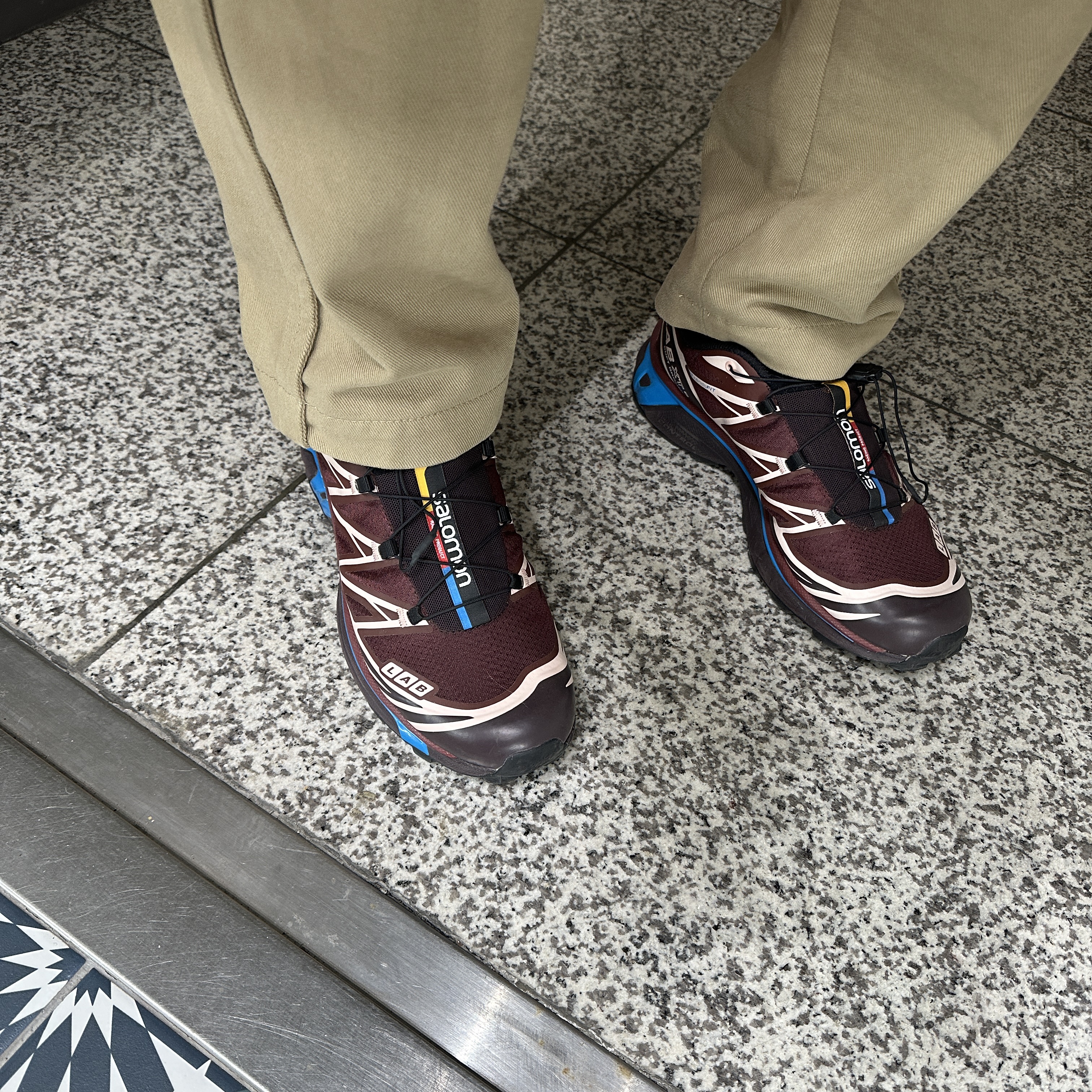 Salomon XT-6 ADV Madder Blue 착용 스타일 - 2