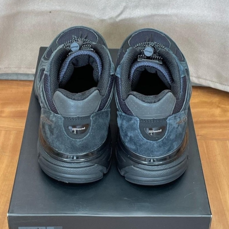 New Balance x JJJJound 990v4 Navy 착용 스타일