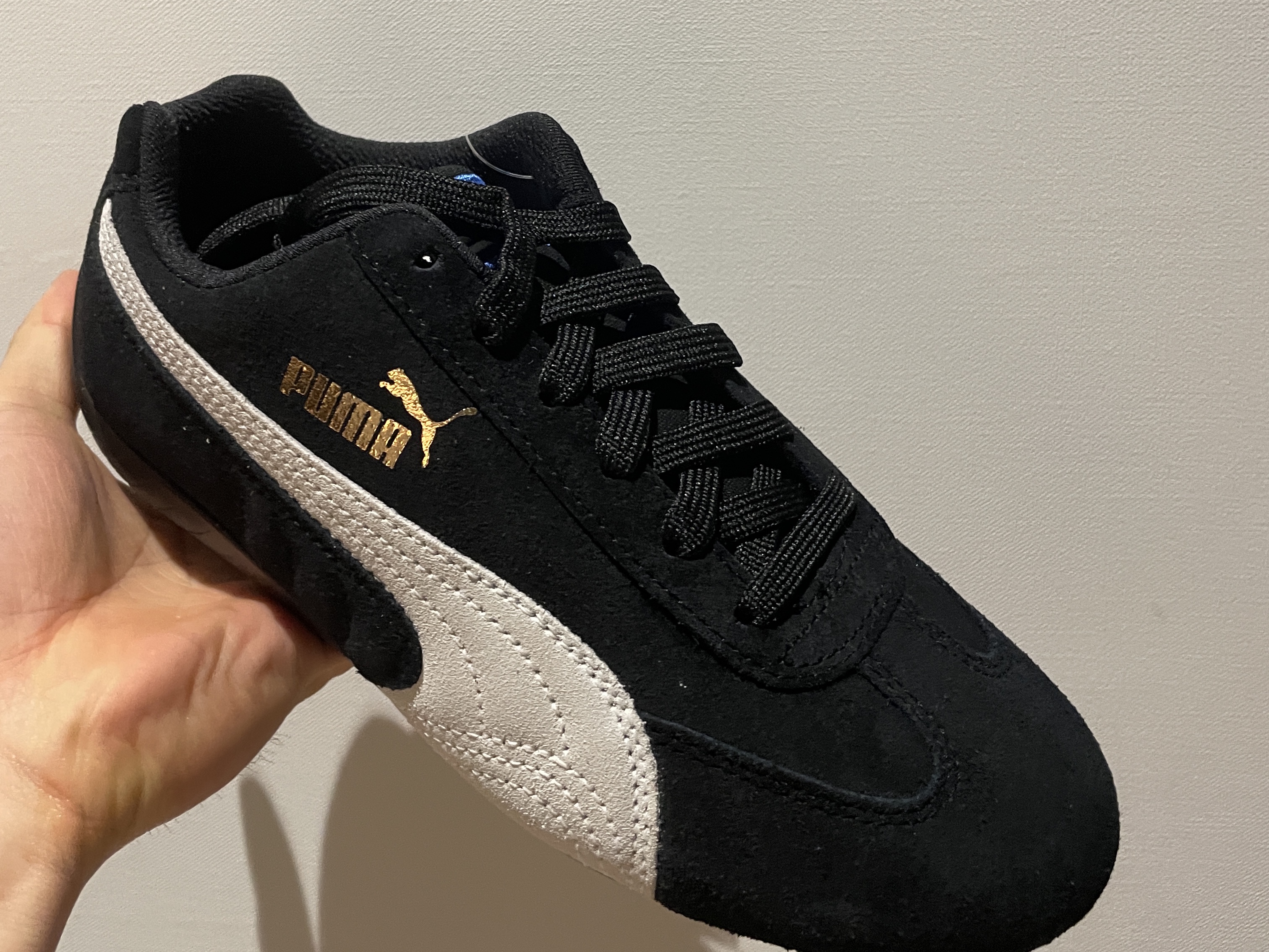 Puma Speedcat OG Sparco Black White 착용 스타일 - 2