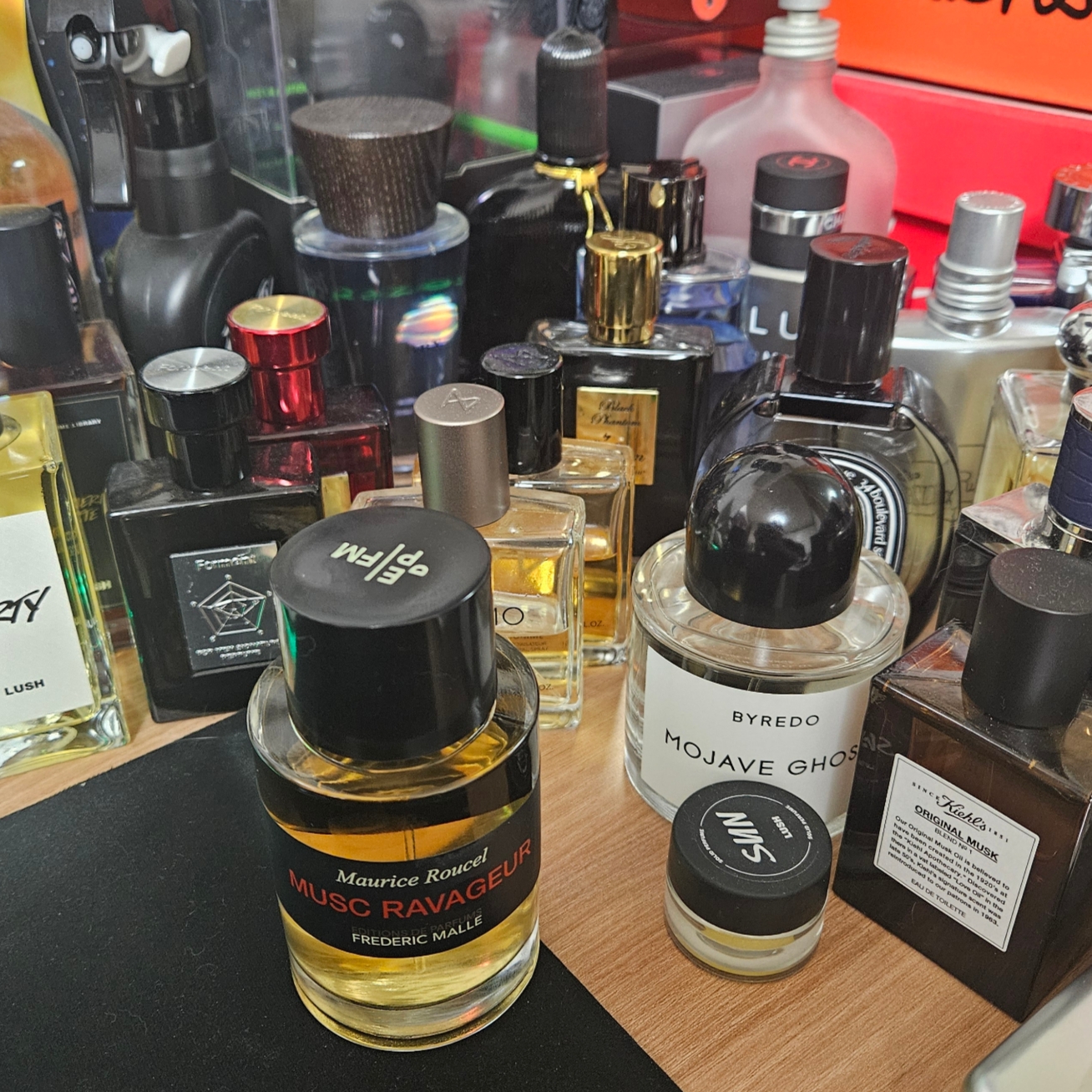 Frederic Malle Musc Ravageur 100ml Spray, Diptyque Fleur De Peau Eau De Parfum 75ml 착용 스타일