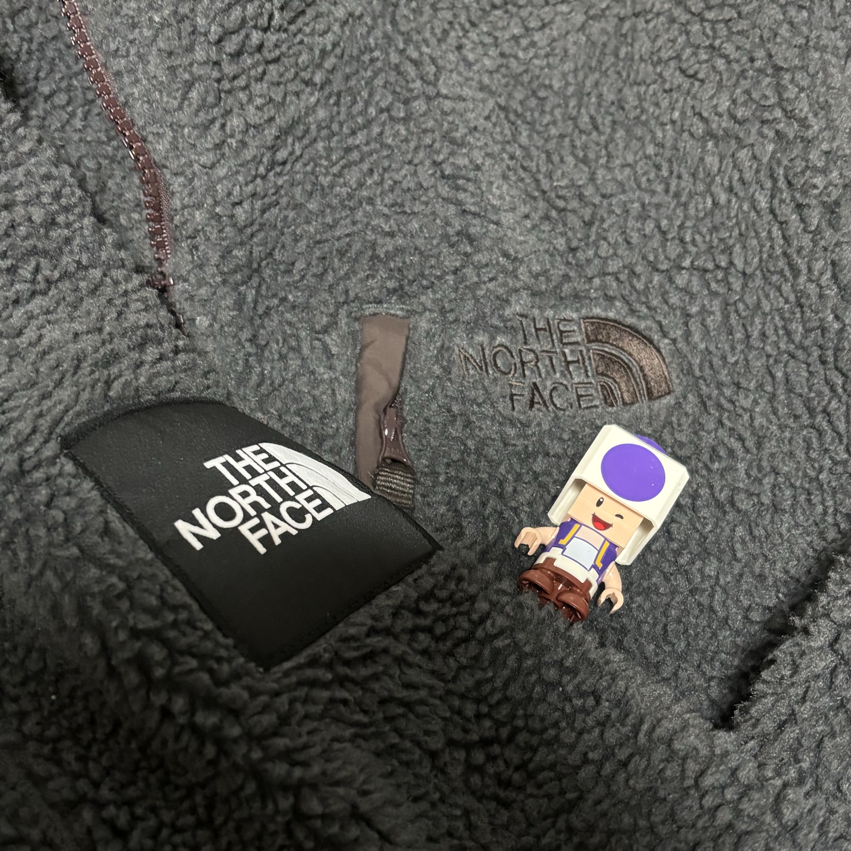 The North Face White Label Rimo Fleece Jacket Black, The North Face Rimo Fleece Jacket Beige 착용 스타일
