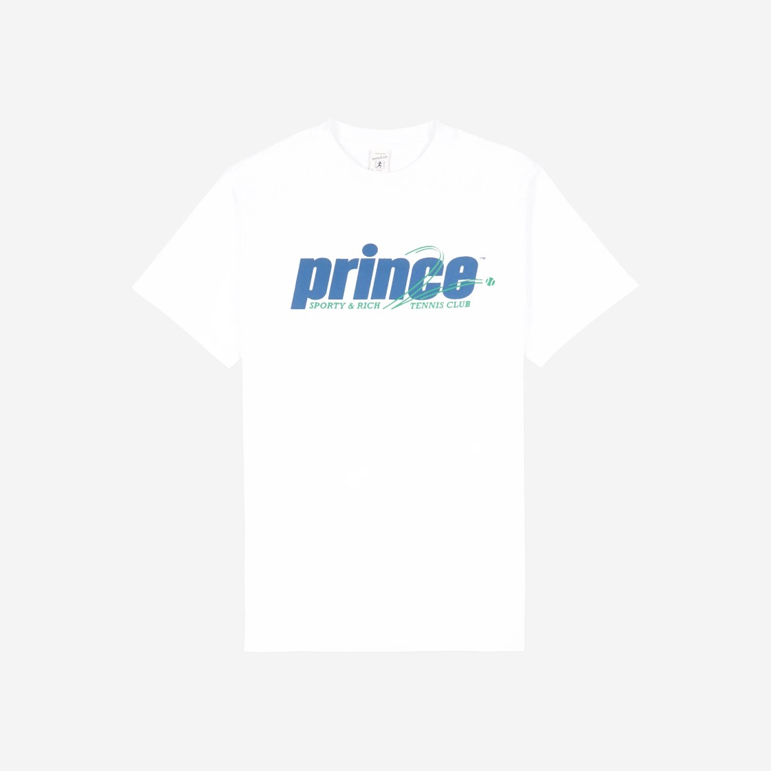 Sporty & Rich x Prince Rebound T-Shirt White Lapis 상세 이미지 1