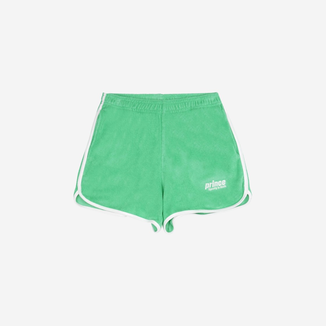 Sporty & Rich x Prince Sporty Terry Shorts Clean Mint White 상세 이미지 1