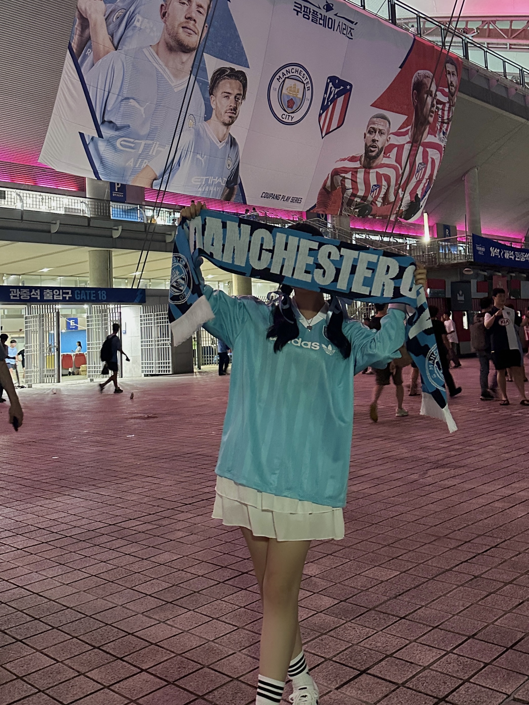 (W) Adidas Football Long Sleeve T-Shirt Light Aqua - KR Sizing, Gucci Blind for Love Necklace Silver 착용 스타일 - 2