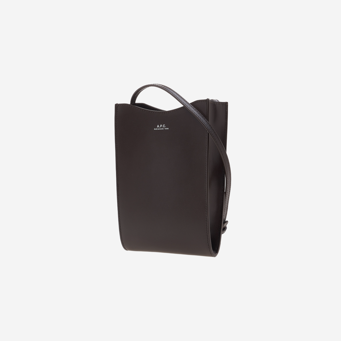 A.P.C. Jamie Neck Pouch Dark Brown 상세 이미지 2