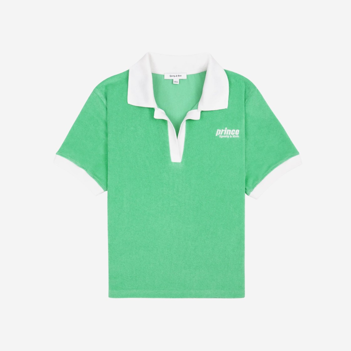 Sporty & Rich x Prince Sporty Terry Polo Clean Mint White 상세 이미지 1