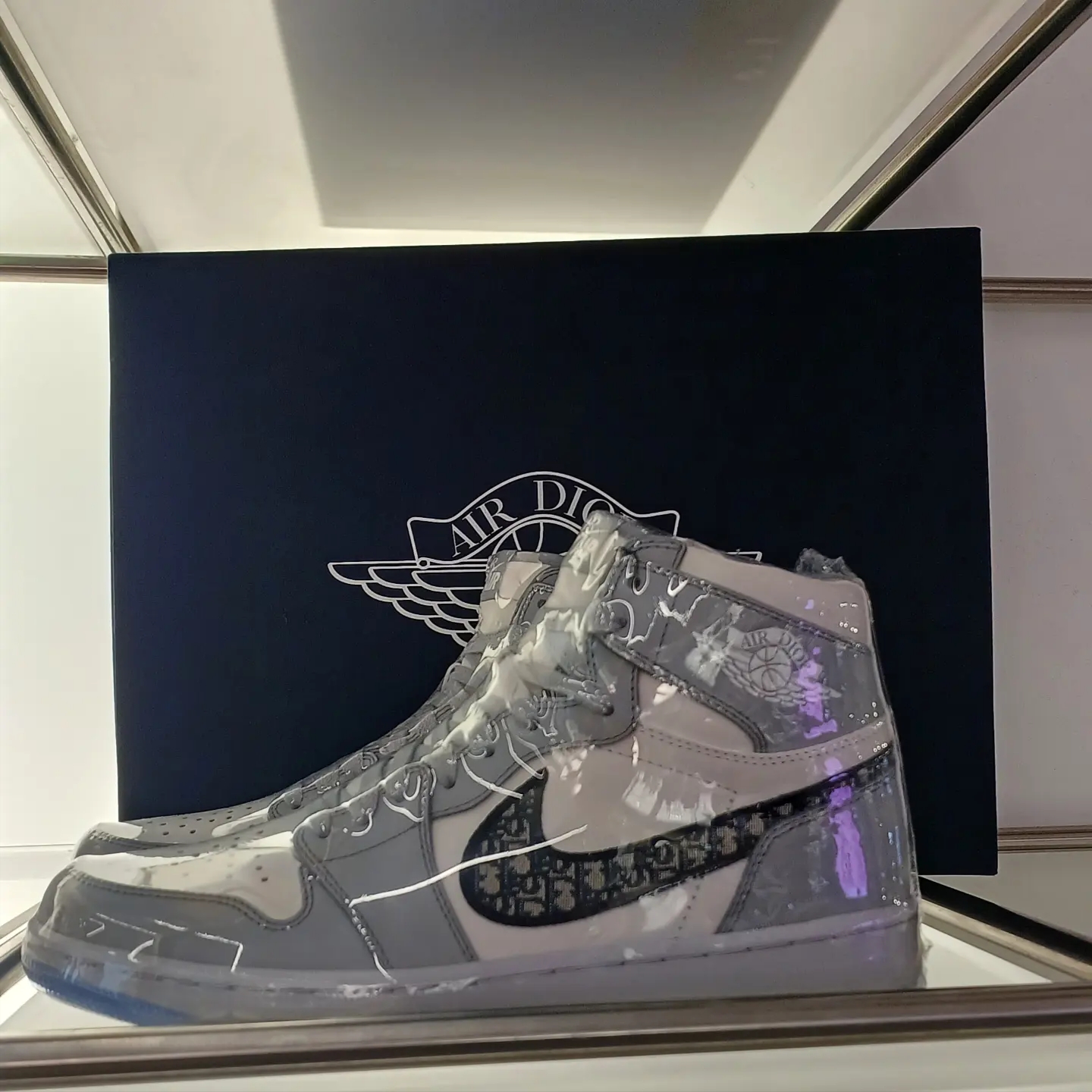 Jordan 1 x Dior High OG 착용 스타일