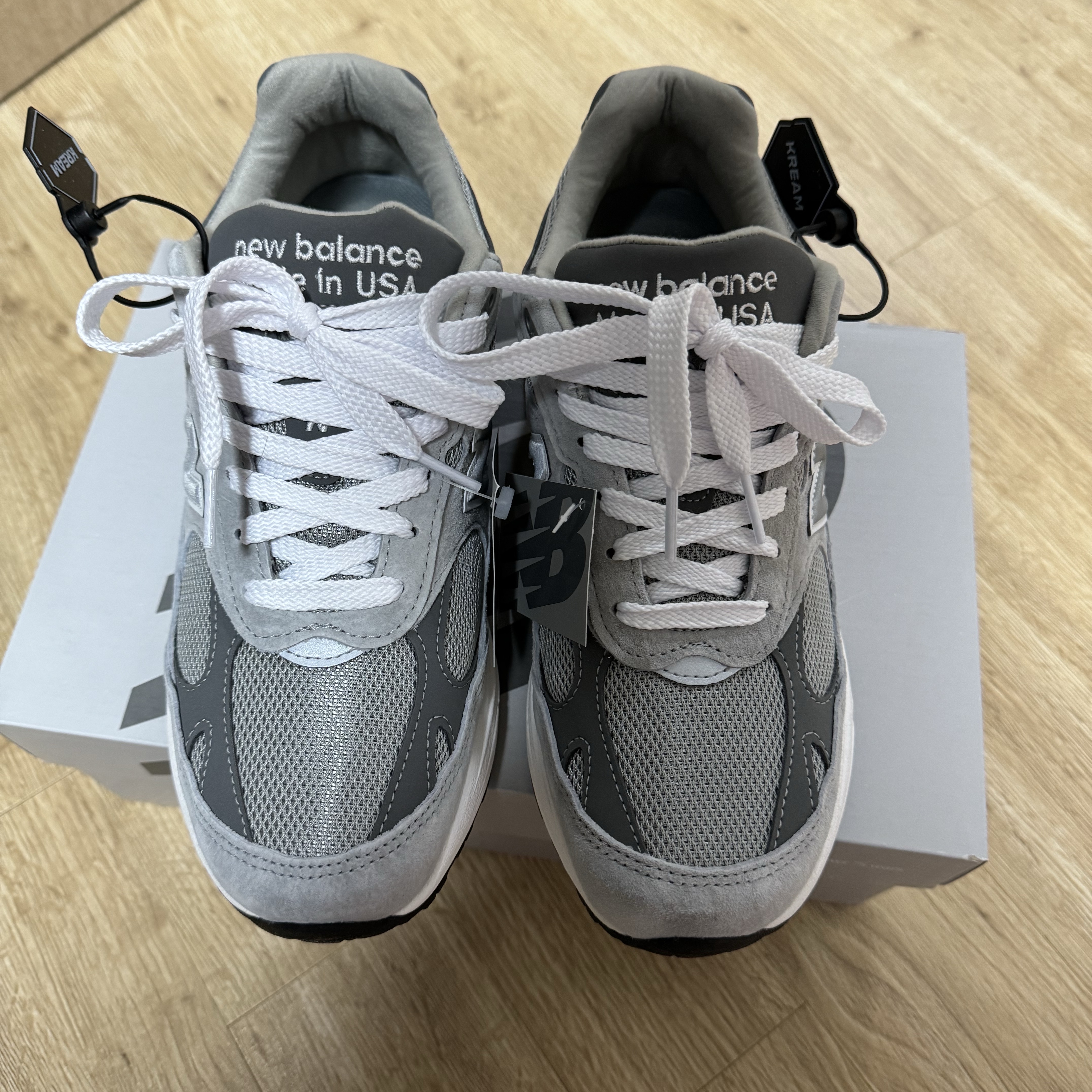New Balance 993 Made in USA Grey - D Standard 착용 스타일