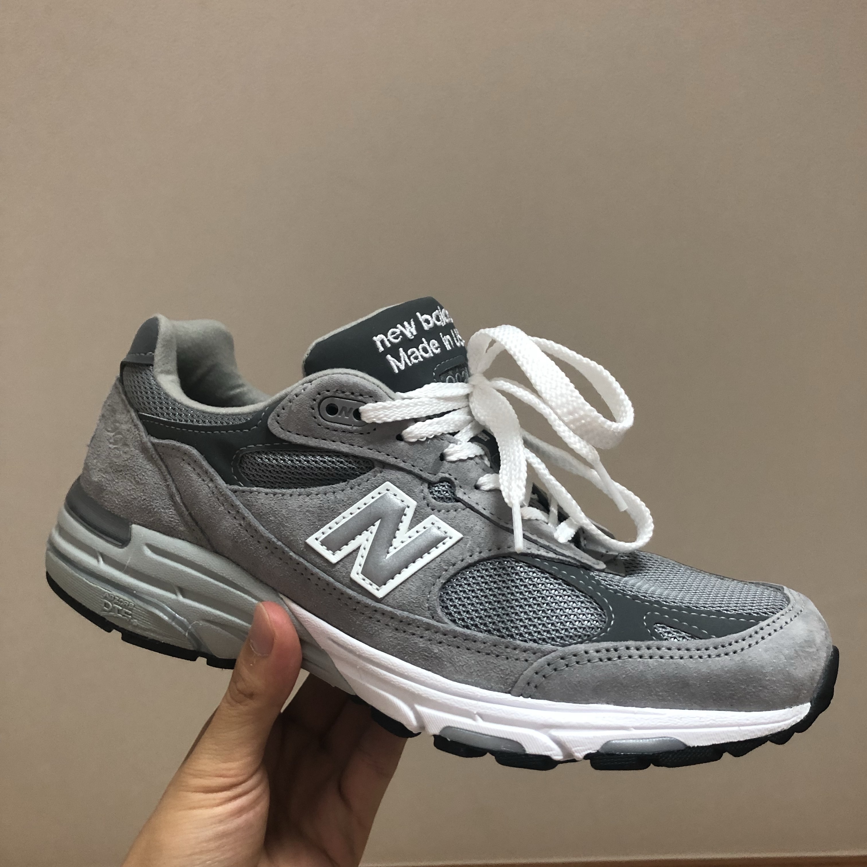New Balance 993 Made in USA Grey - D Standard 착용 스타일