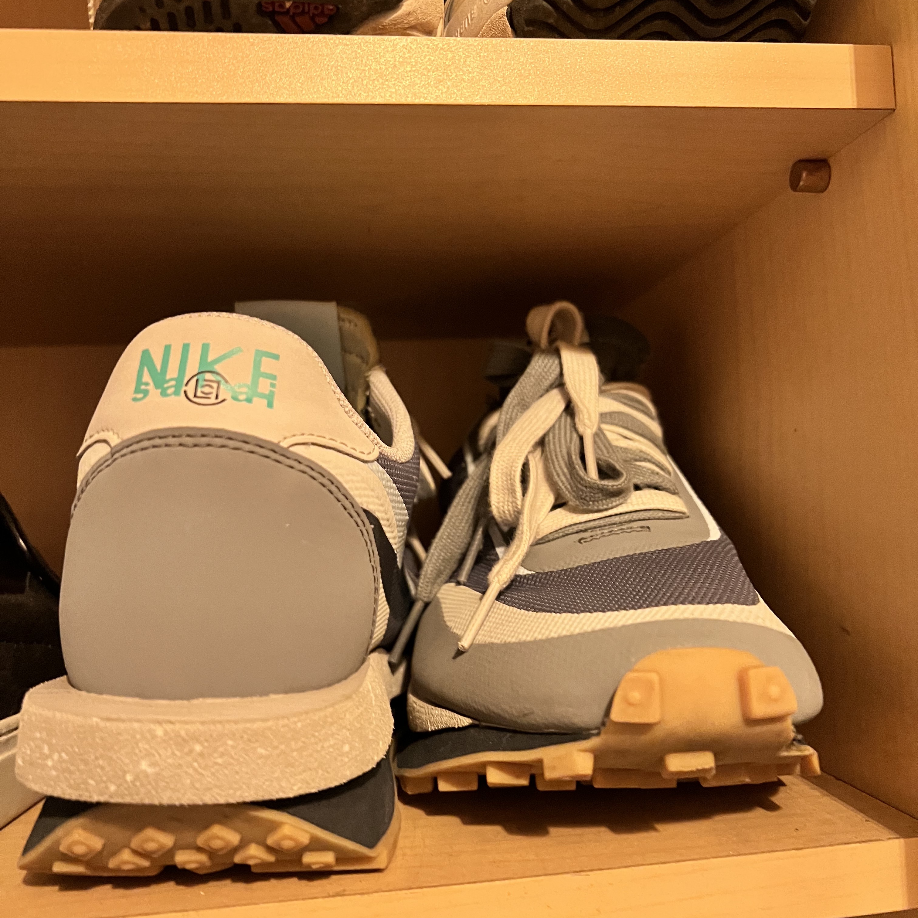 Nike x Sacai x Clot LDWaffle Cool Grey 착용 스타일