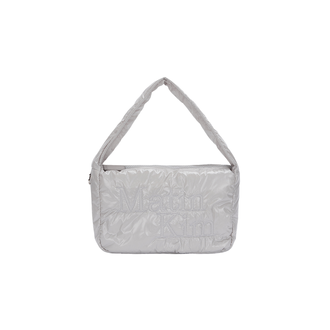 Matin Kim Logo Stitch Padding Easy Bag Grey 상세 이미지 1