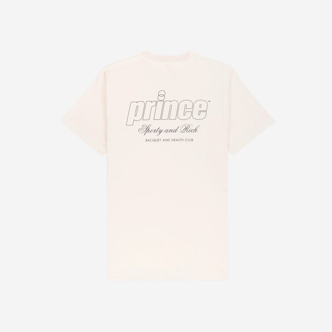 Sporty & Rich x Prince Health T-Shirt Cream Navy 상세 이미지 2