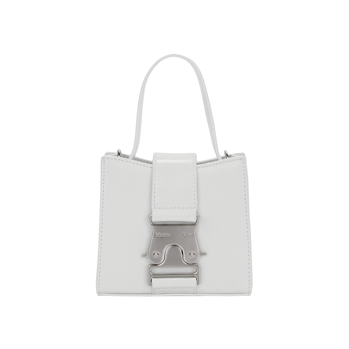 Matin Kim Square Mini Leather Buckle Bag Ivory 상세 이미지 1