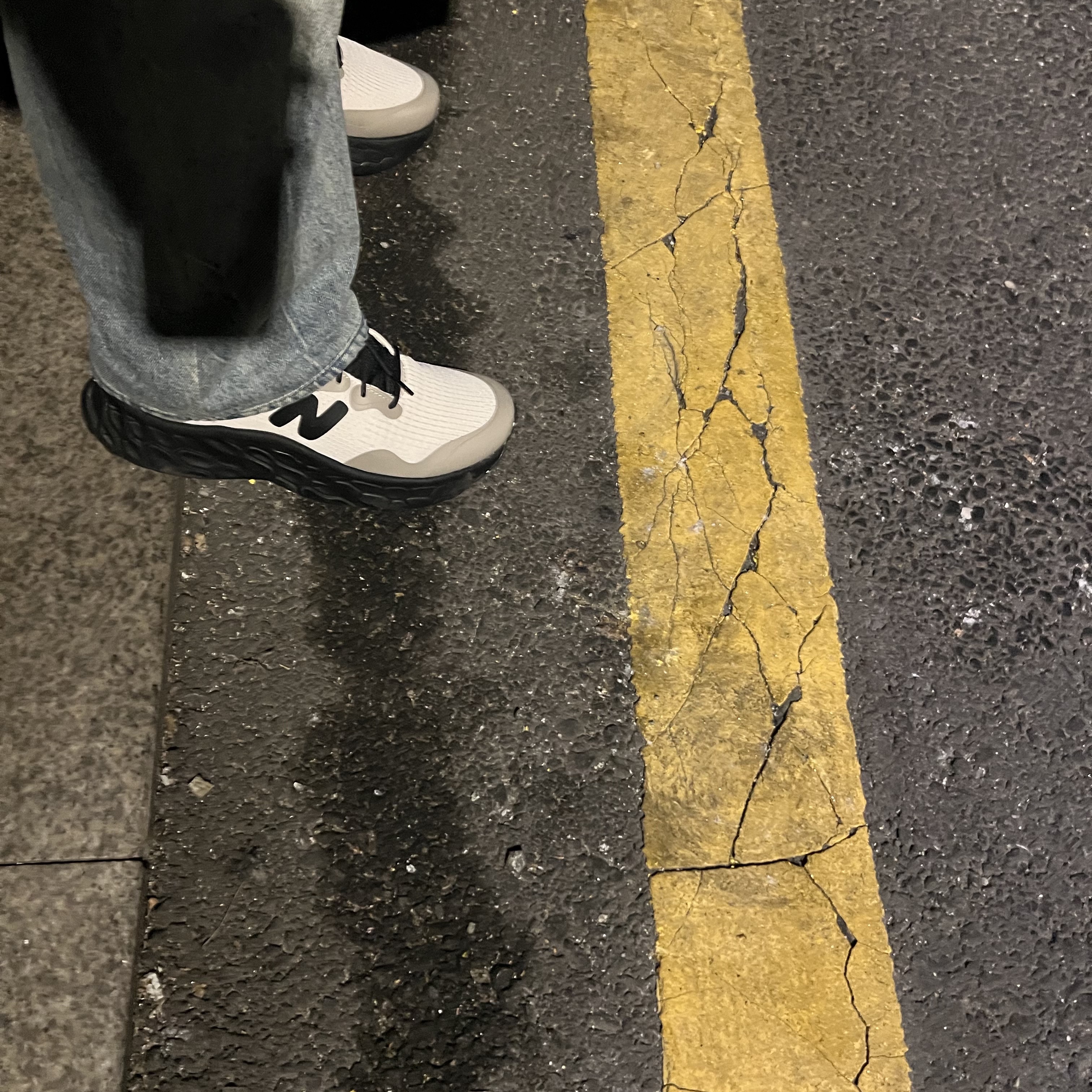 New Balance x District Vision Fresh Foam X More Trail v3 Jet Stream Black - D Standard 착용 스타일