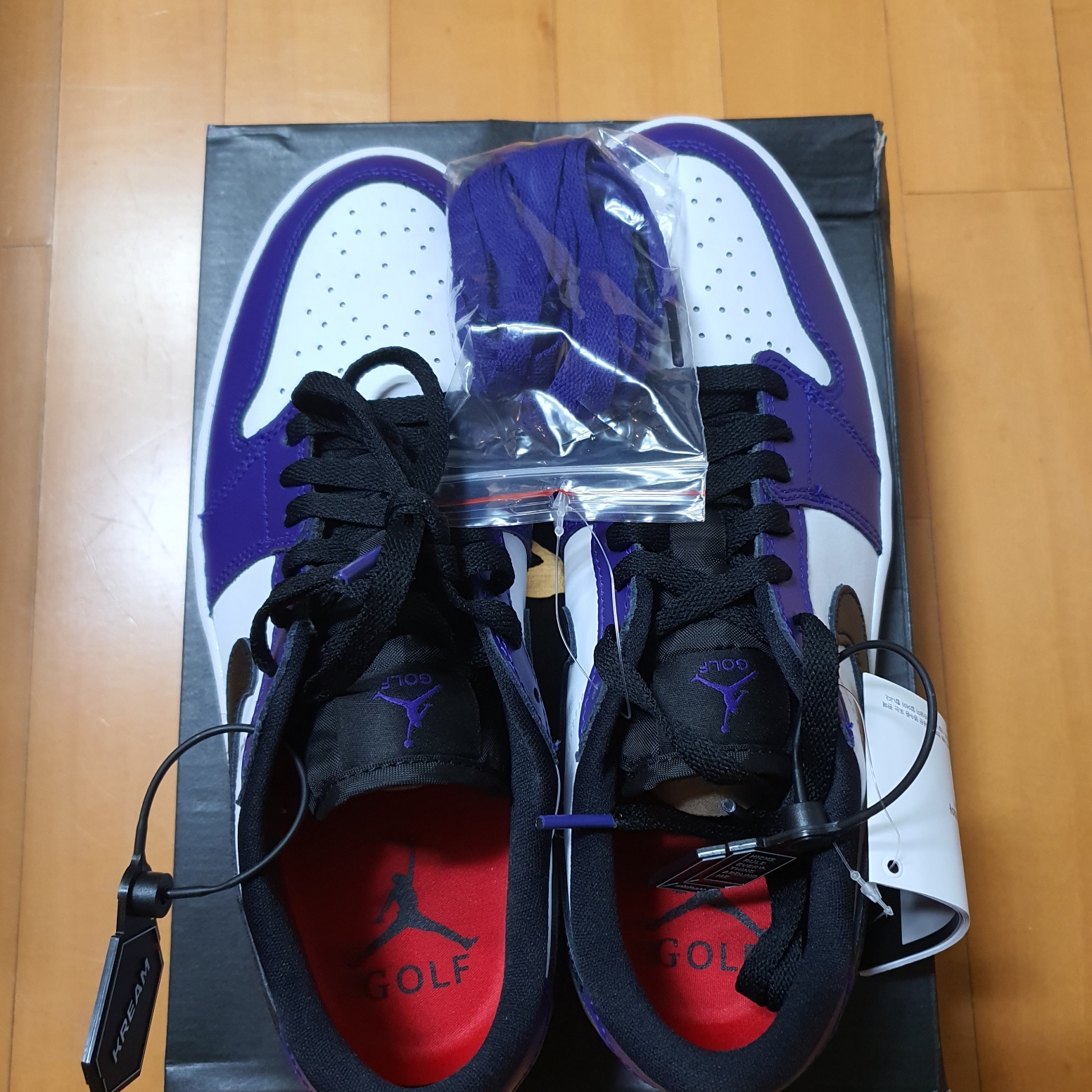 Jordan 1 Low Golf Court Purple 착용 스타일