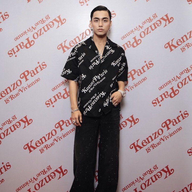 Kenzo x Verdy SS Shirt Black 착용 스타일