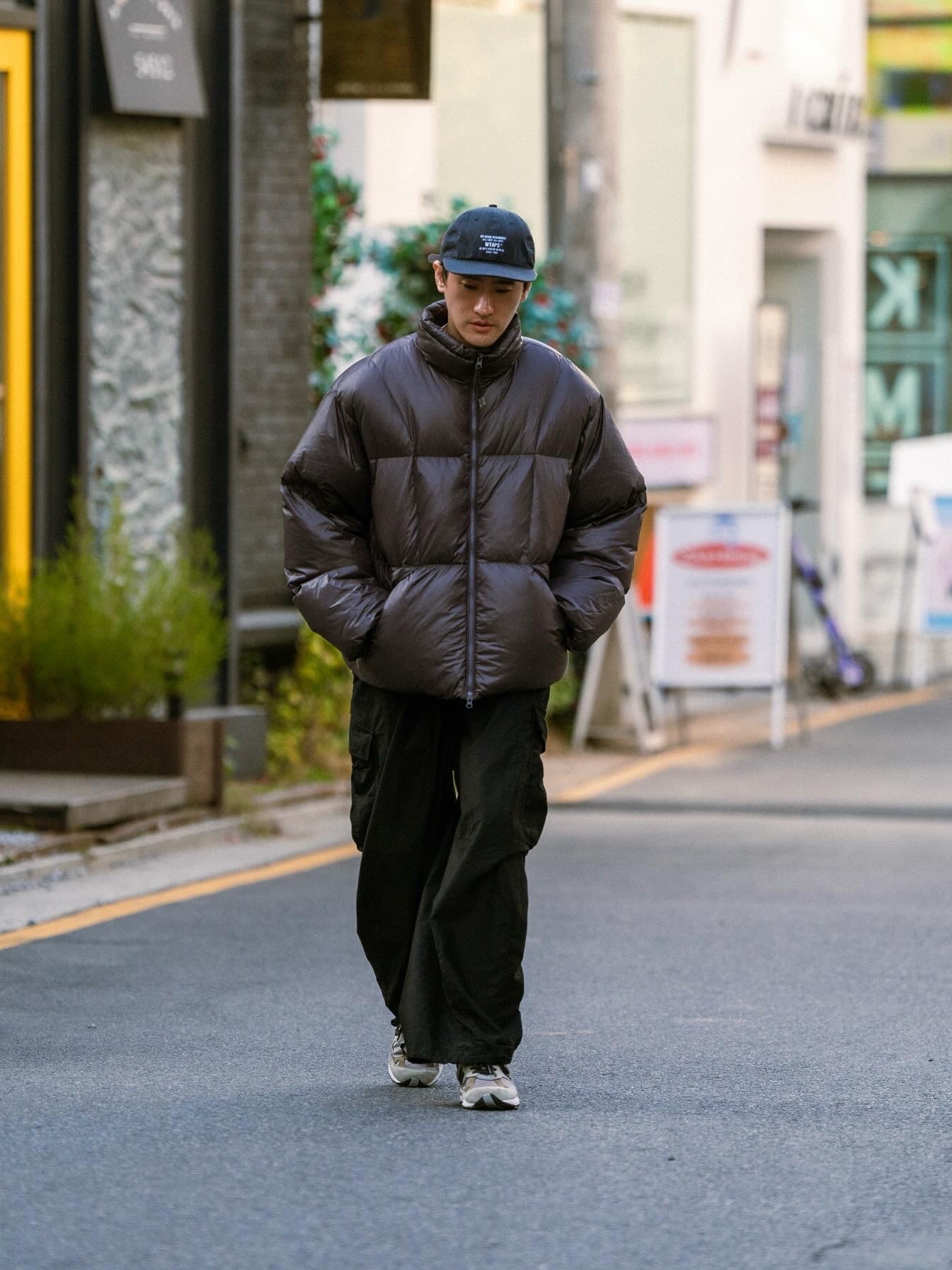 New Balance x JJJJound 991 Made in UK Grey 착용 스타일 - 1