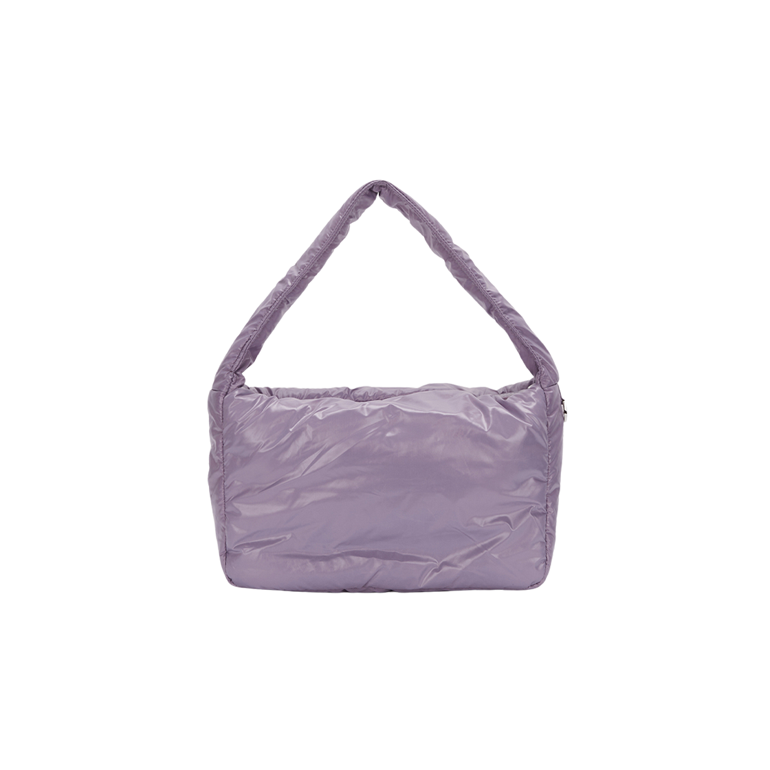 마뗑킴(MATIN KIM) LOGO STITCH PADDING EASY BAG IN PURPLE