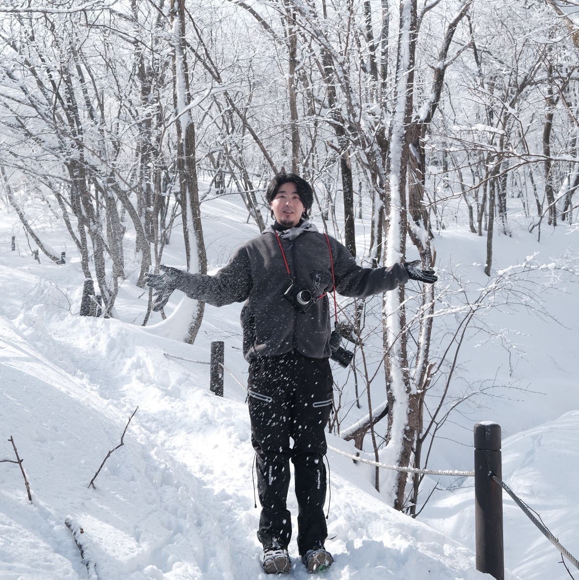 And Wander Diamond Stitch Down Jacket Black, Gentle Monster Billy BRC7 Brown Orange Gradient Pearl 착용 스타일 - 2