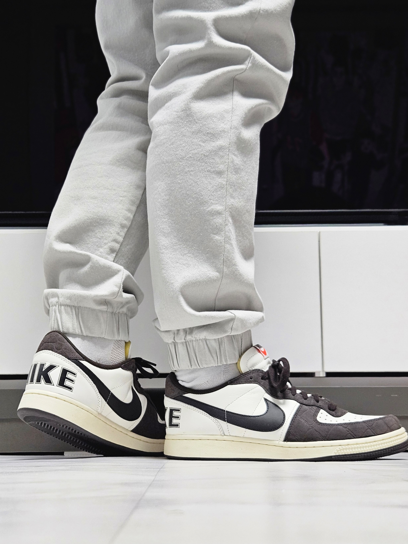 Nike Terminator Low Velvet Brown 착용 스타일 - 2