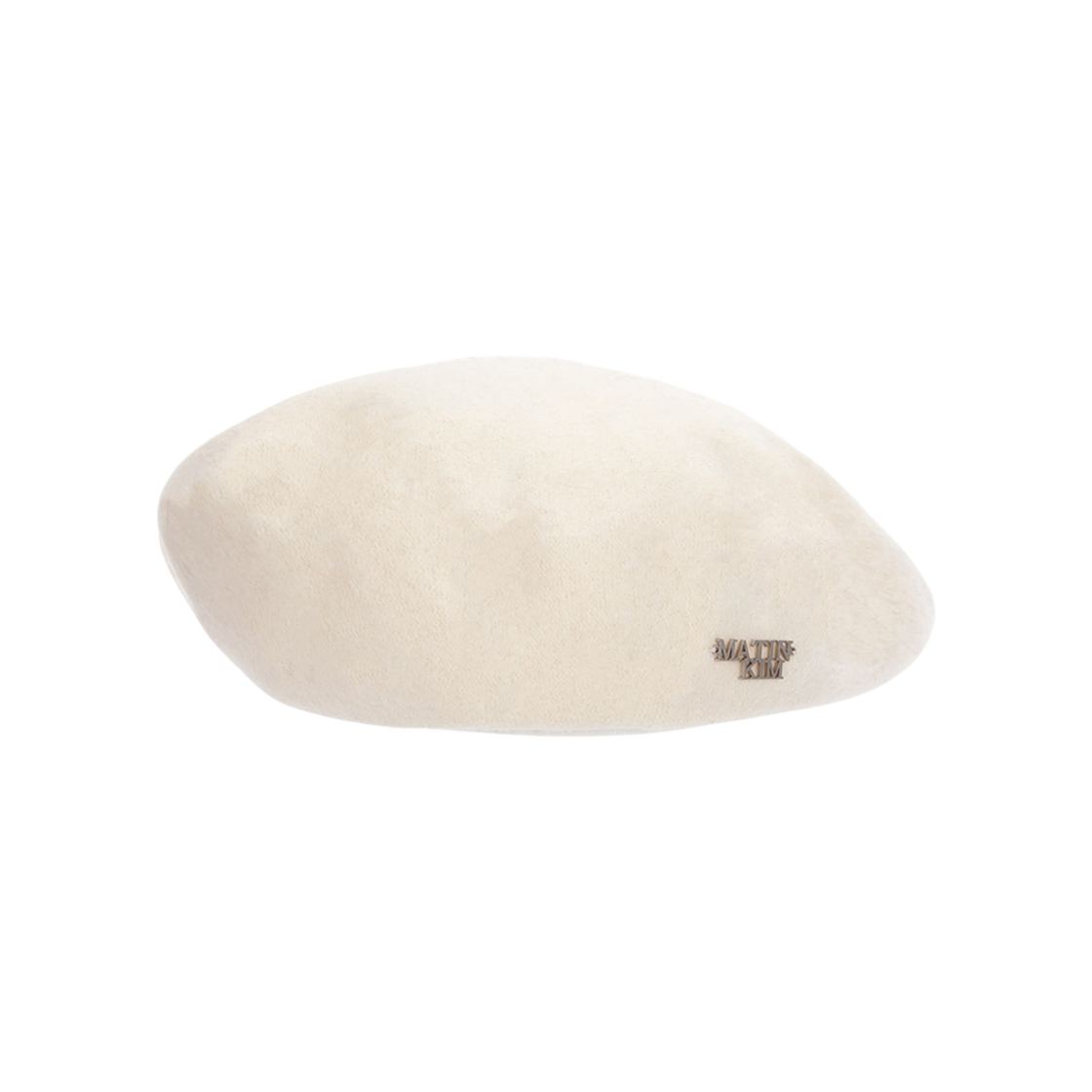 (W) Matin Kim Stud Logo Point Beret Ivory 상세 이미지 1