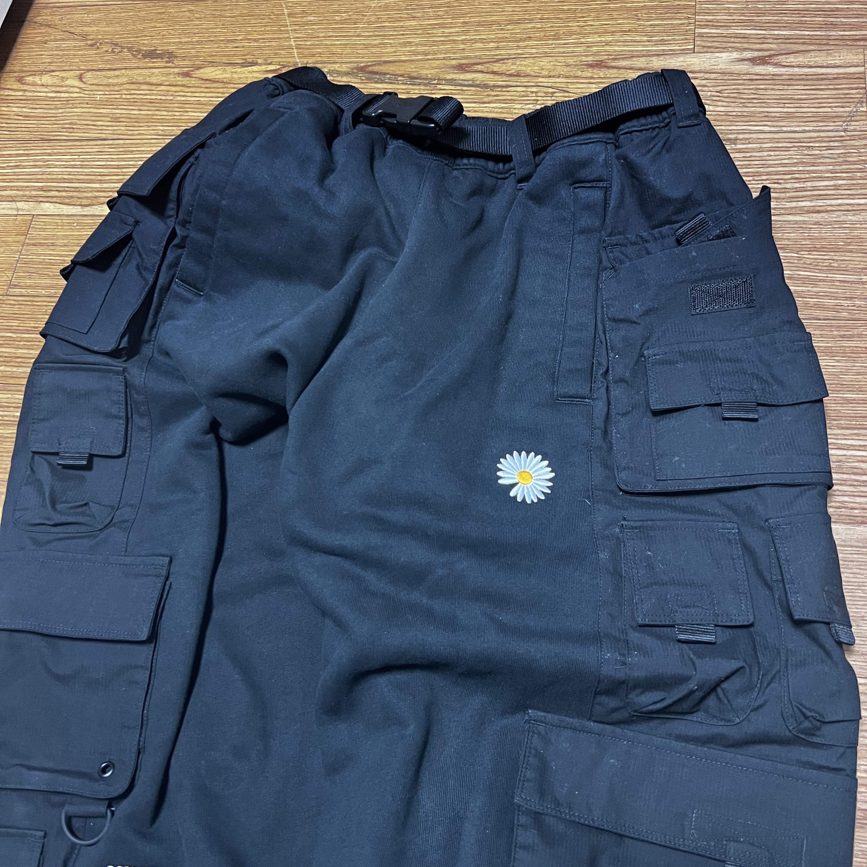 Nike x Peaceminusone Wide Pants Black (DR0096-010) 착용 스타일