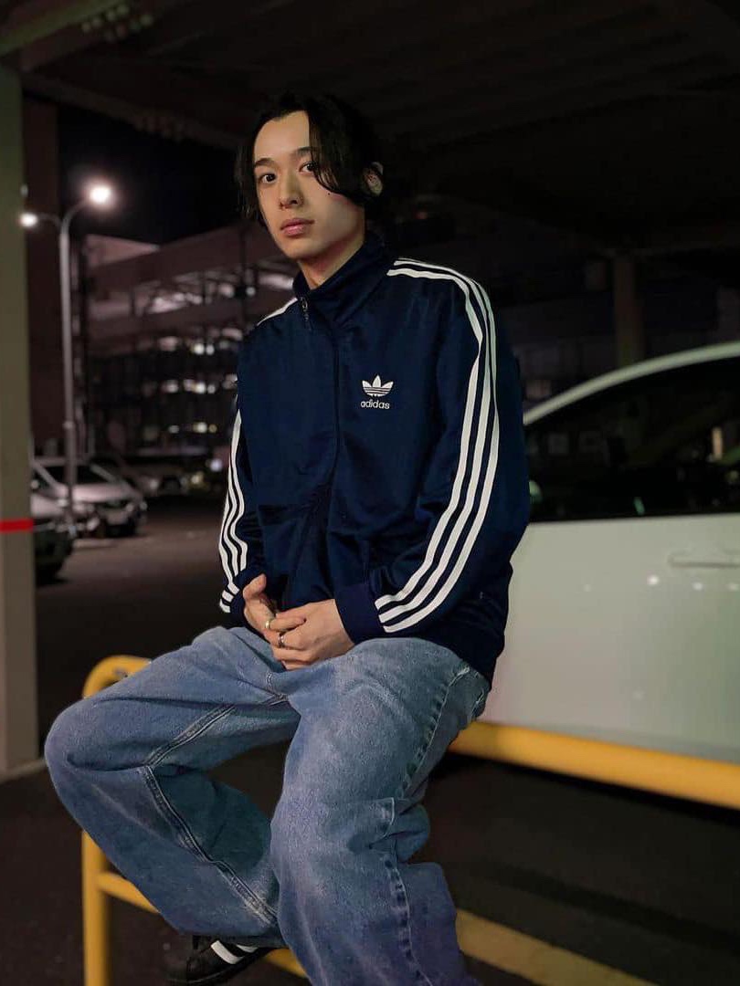 Adidas x KoRn Track Top Black - KR Sizing, Adidas Adicolor Classic Beckenbauer Track Jacket Night Indigo - KR Sizing 착용 스타일 - 3
