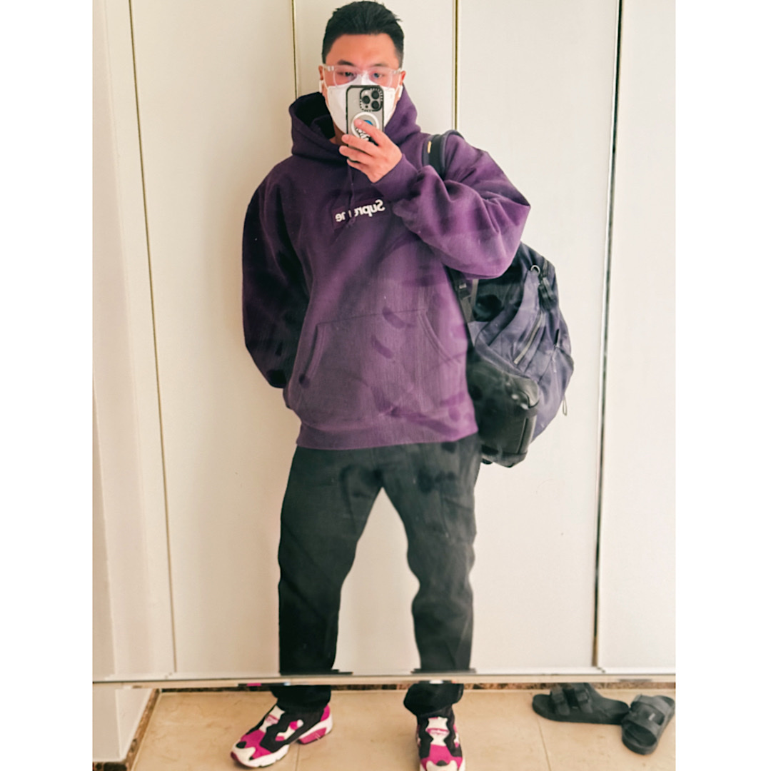 Supreme Box Logo Hooded Sweatshirt Dark Purple - 23FW, Reebok Instapump Fury 95 Aubergine Core Black 착용 스타일