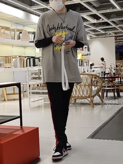 Jordan 1 Low Black Toe 착용 스타일