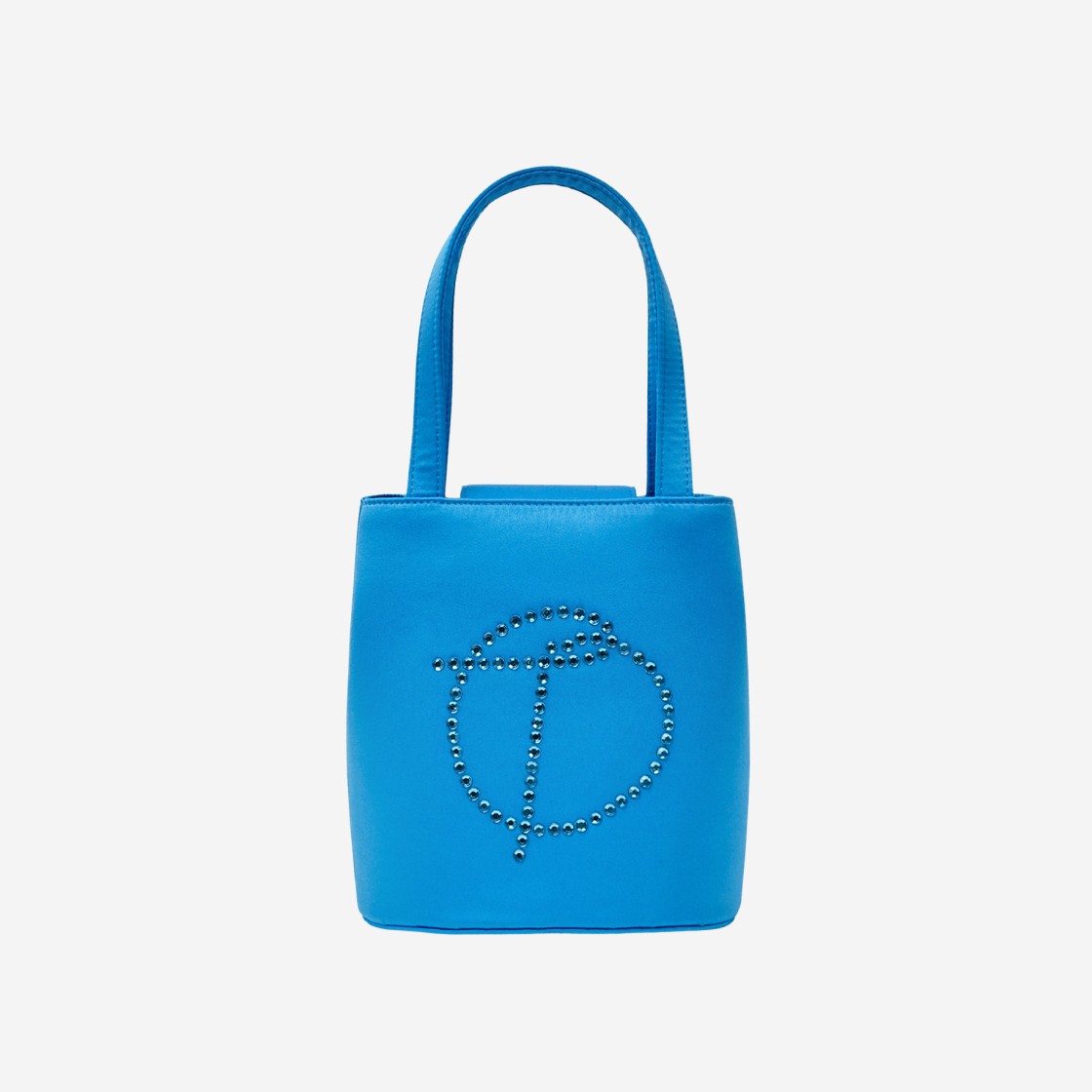 Open Yy Satin Logo Tote Blue 상세 이미지 1