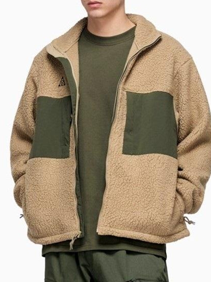 Nike ACG Microfleece Jacket Khaki - Asia 착용 스타일