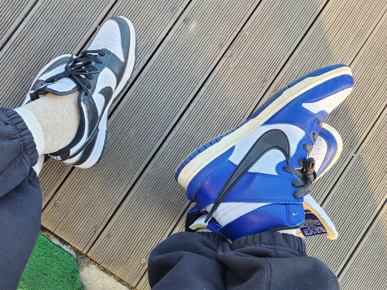 Nike x Ambush Dunk High Deep Royal Blue 착용 스타일 - 1