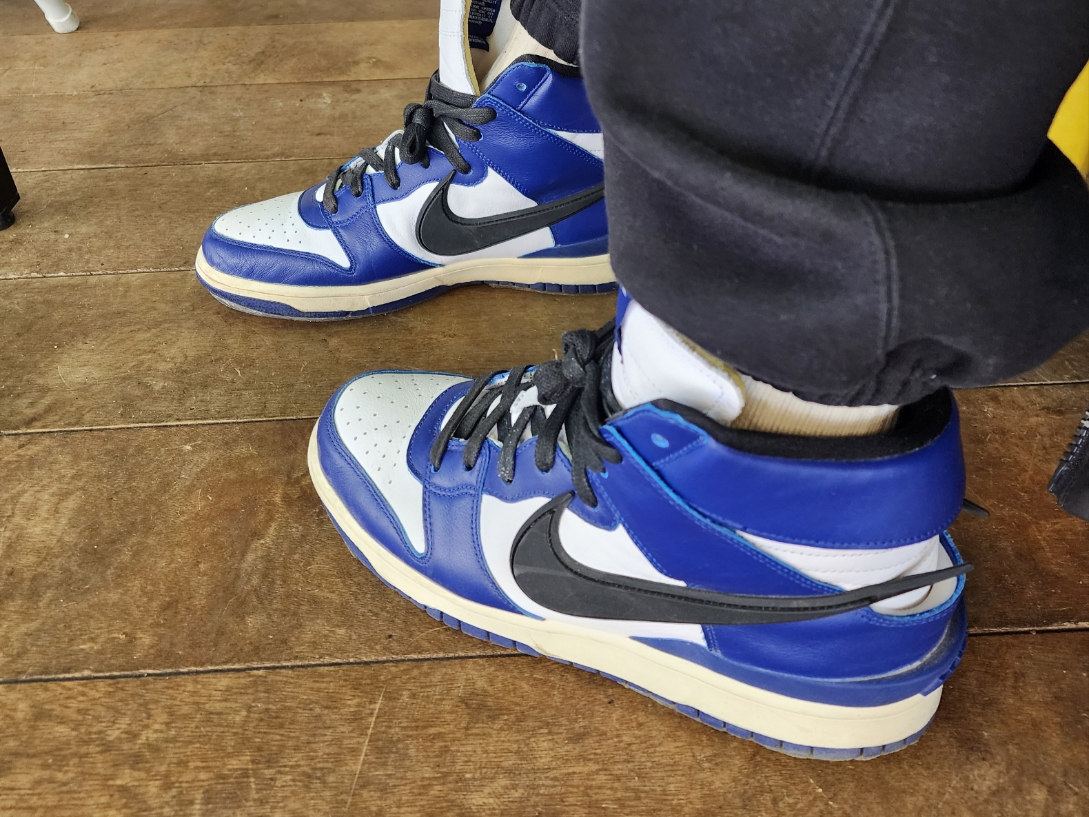 Nike x Ambush Dunk High Deep Royal Blue 착용 스타일 - 2