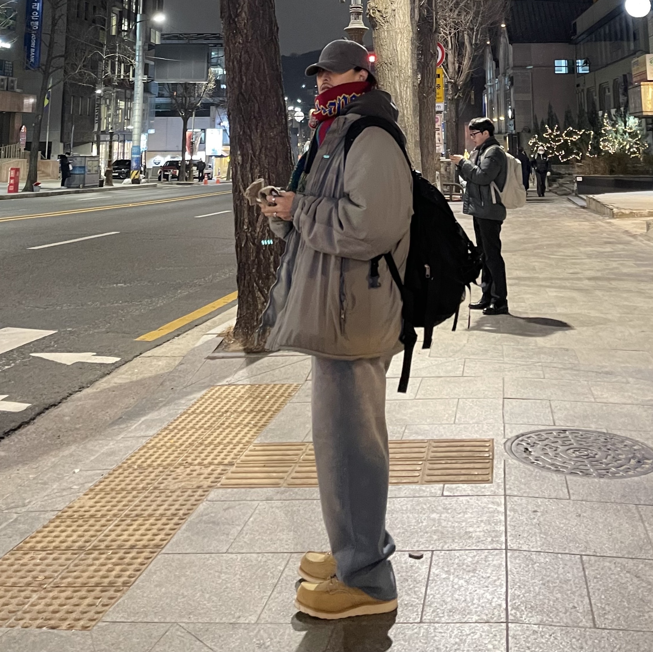 Stussy Faded Corduroy Big OL' Jean Denim Blue 착용 스타일