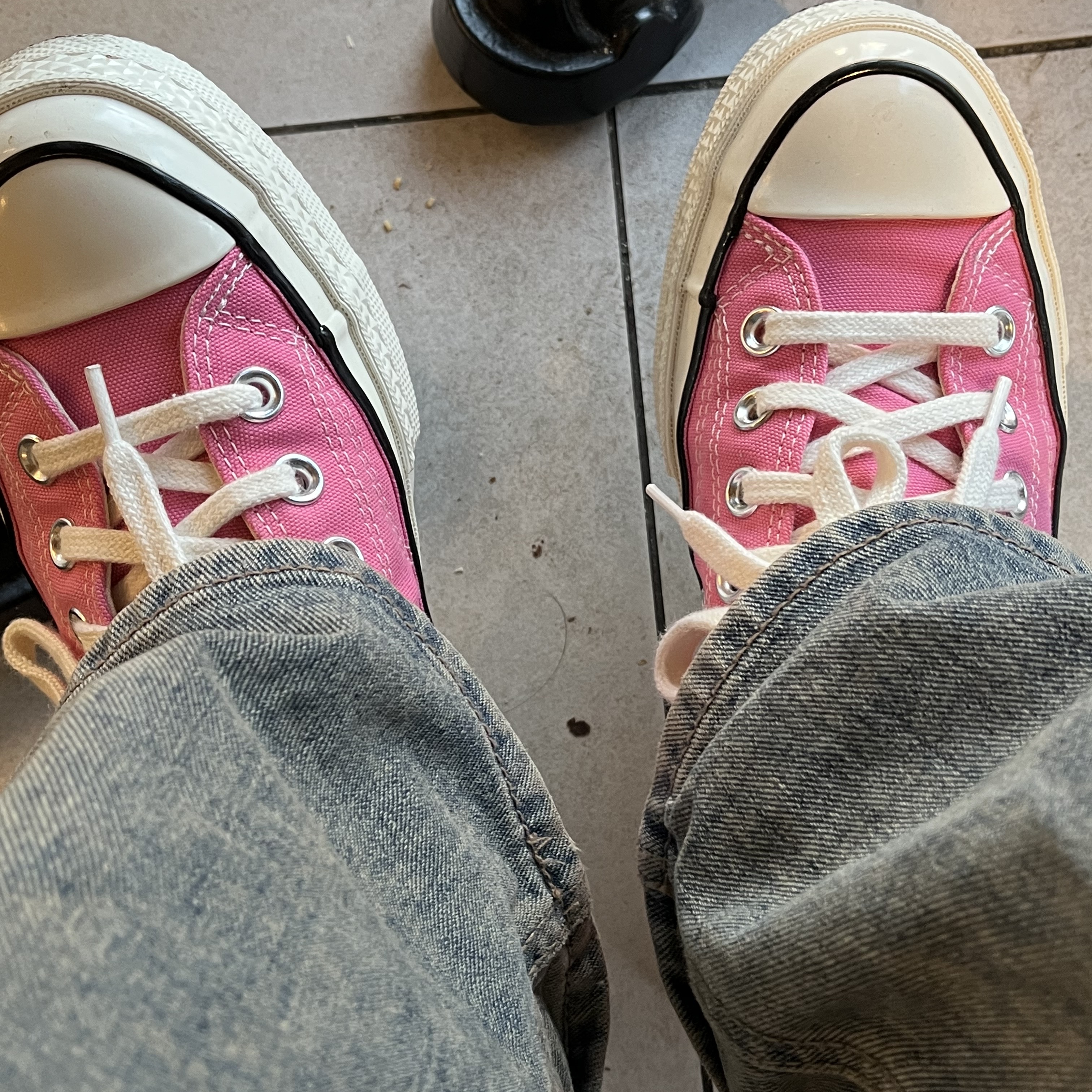 Converse Chuck 70 Ox Vintage Canvas Pink 착용 스타일 - 2