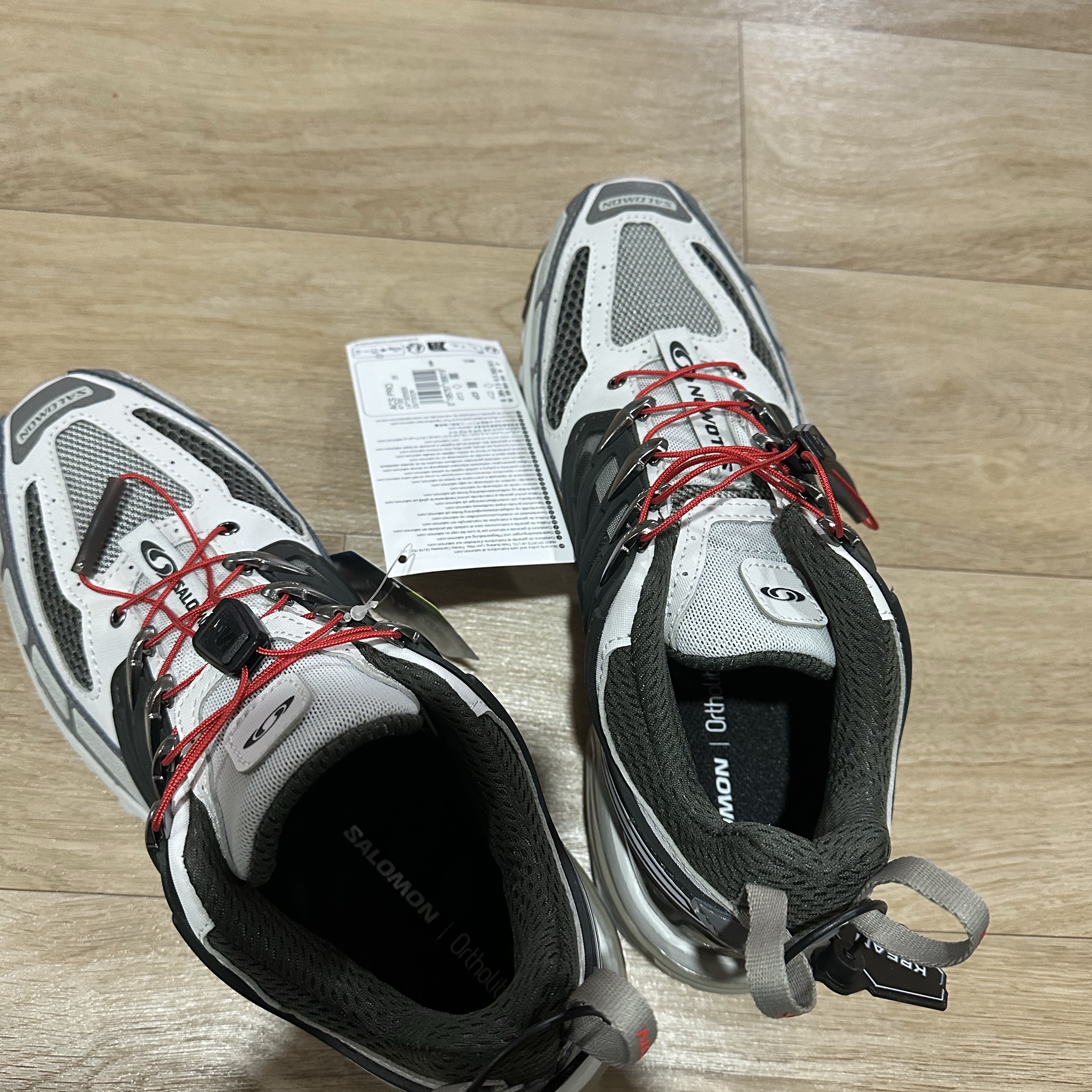 Salomon ACS Pro Beluga Vintage Khaki 착용 스타일